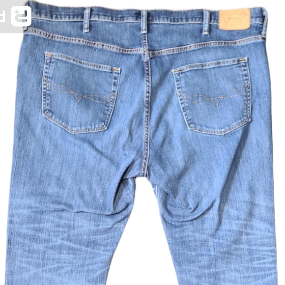 Polo Ralph Lauren Parkside Active Taper Stretch Jeans size 44/32 zip fly - Picture 12 of 14